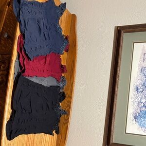 Elegant Women's Chemise Set - Black, Wine, Navy and Gray